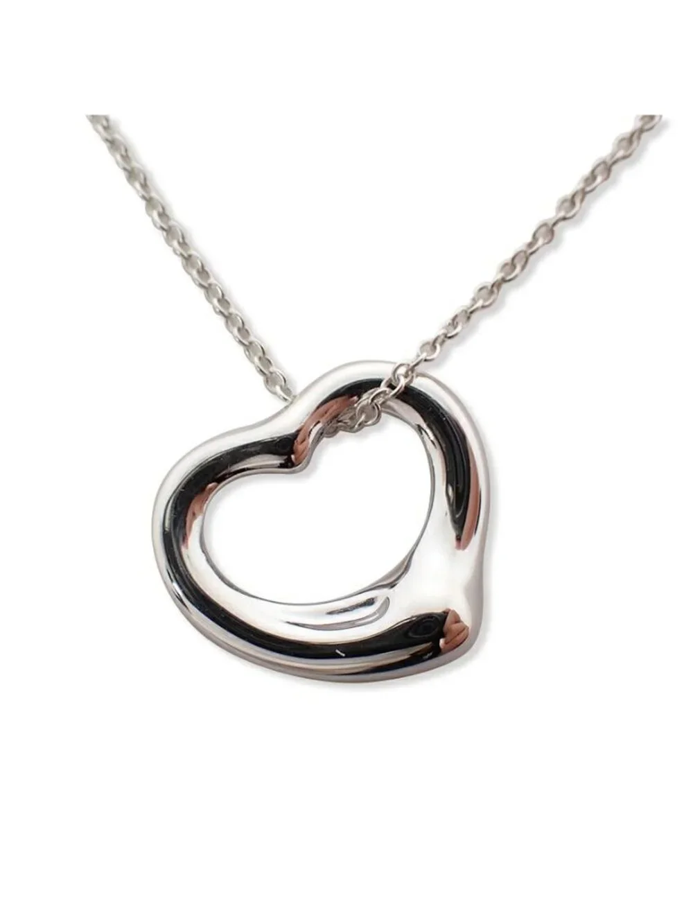 Tiffany & Co 925 Open Heart Pendant